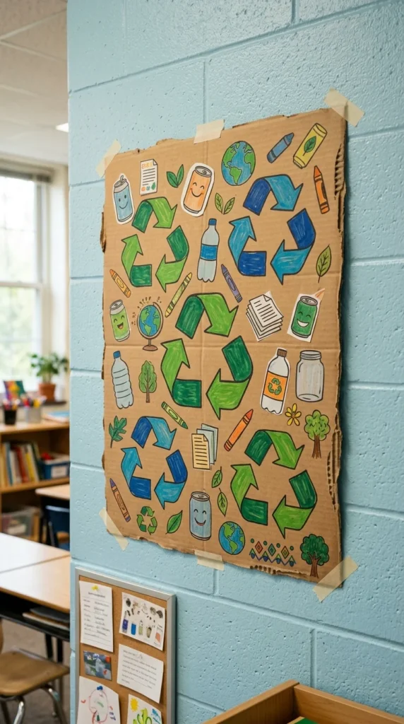 Recycling Awareness Poster Board