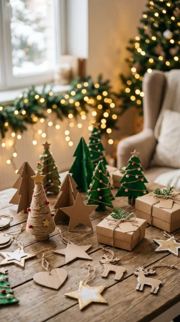 cardboard christmas crafts