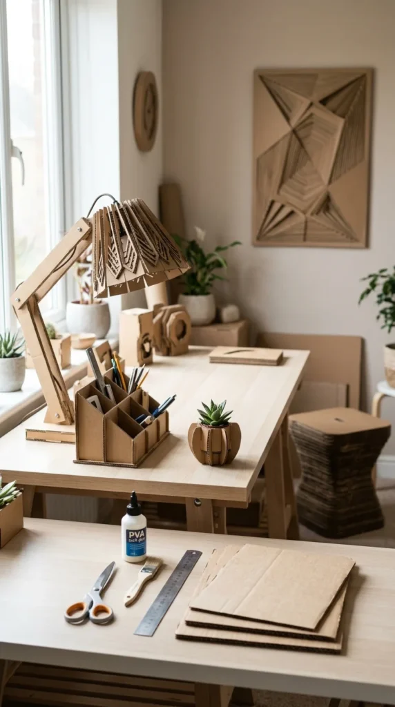 cardboard crafts for adults