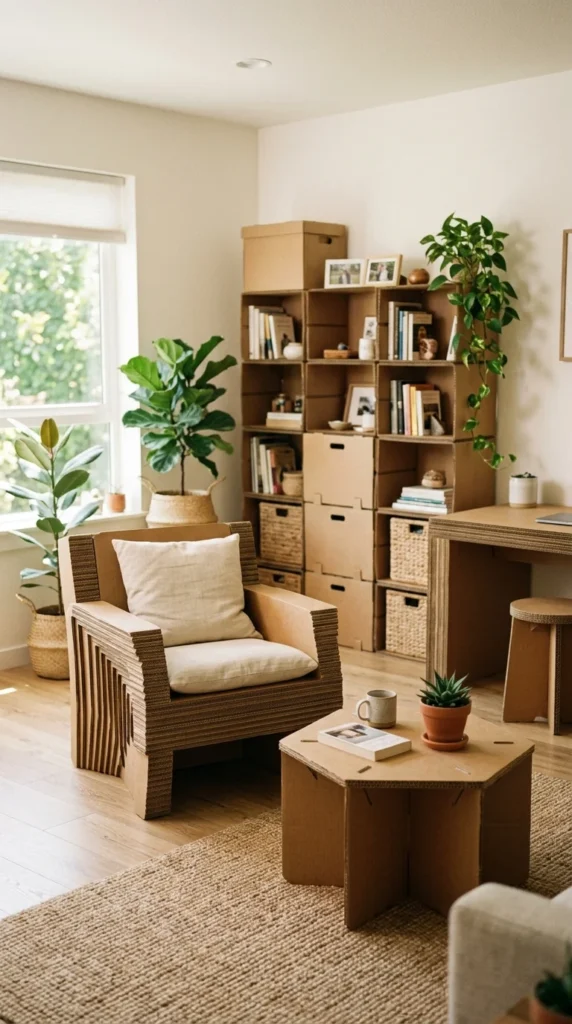 cardboard storage crafts