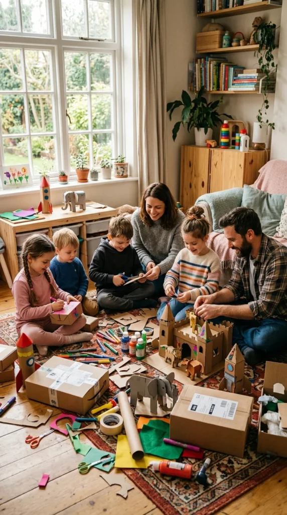 how to make cardboard toys