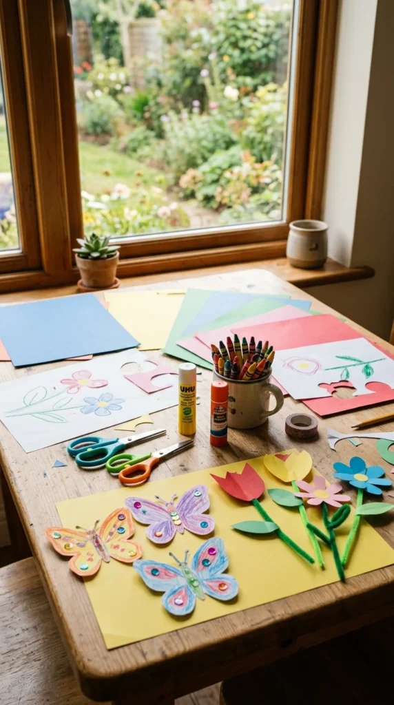 how to make easy paper crafts for kids