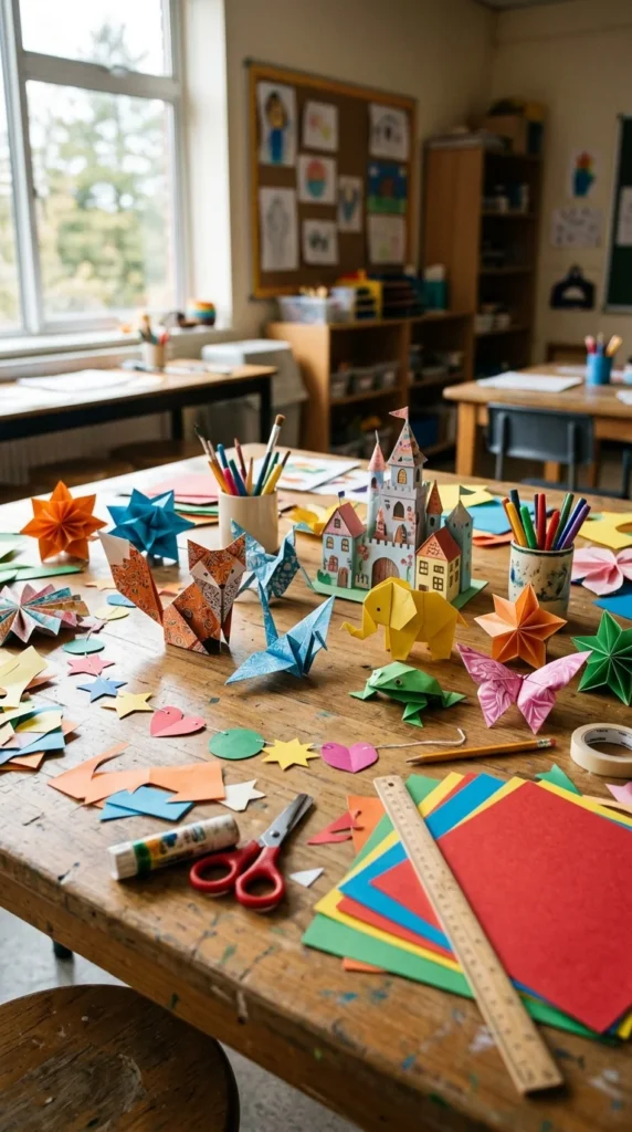 paper crafts for school projects